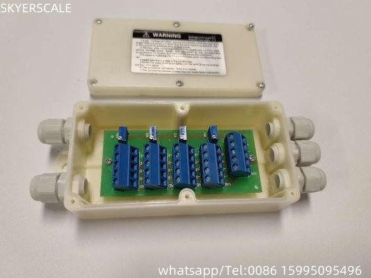Control de procesos industriales Utilización de plástico 4 líneas caja de unión para la escala de piso