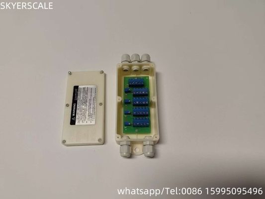 Control de procesos industriales Utilización de plástico 4 líneas caja de unión para la escala de piso