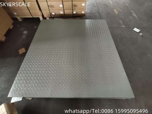 Balanza electrónica de peso pesado 0.8x1.2m Balanza de piso de 3 toneladas para uso industrial