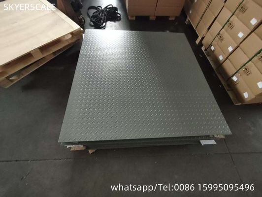 Balanza electrónica de peso pesado 0.8x1.2m Balanza de piso de 3 toneladas para uso industrial