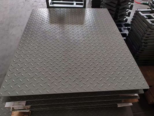 Balanza electrónica de peso pesado 0.8x1.2m Balanza de piso de 3 toneladas para uso industrial