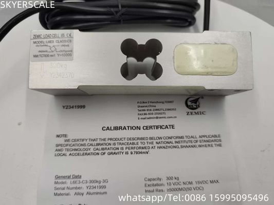 ZEMC Celda de carga L6E3 de aleación de aluminio Balanzas eléctricas de pesaje Sensor de punto único Sensor de presión C3 Sensor de pesaje 300kg