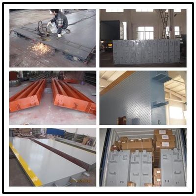 el camión galvanizado caliente portátil de 80t Q235 pesa escalas