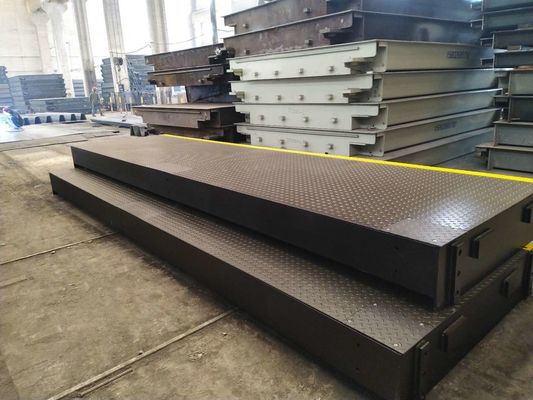 El acero los 3×24m de Digitaces Q235 camión de 200 toneladas pesa escalas