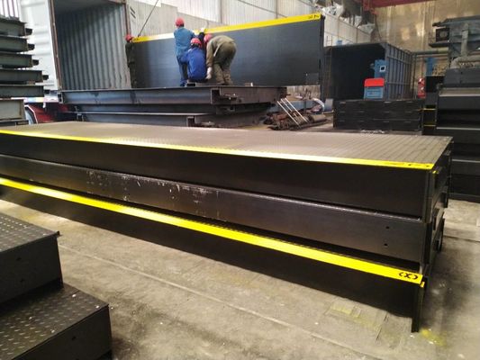 El acero los 3×24m de Digitaces Q235 camión de 200 toneladas pesa escalas