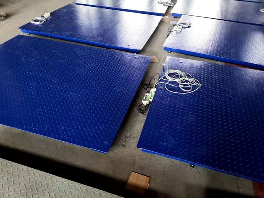 escalas del piso de la plataforma del acero de carbono 3000kg del 1.5x2m