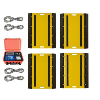 Precisión ultrafina portátil de IP66 30T Axle Scales Weighbridge alta