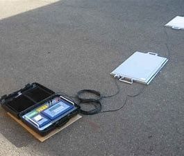 vehículo de aluminio 15T que pesa la exhibición de Axle Pad Scales With LCD