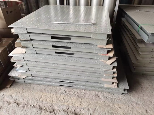 El cuadrado formó la escala electrónica industrial resistente 1000kg de Digitaces