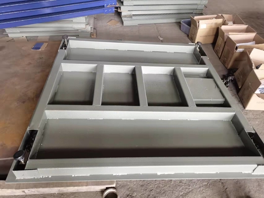 El cuadrado formó la escala electrónica industrial resistente 1000kg de Digitaces